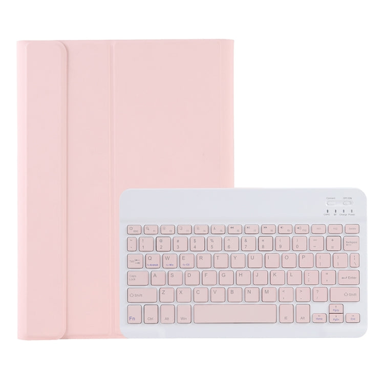 A08 Candy Color Ultra Thin Bluetooth Keyboard Leather Case For Samsung Galaxy Tab A8 10.5 2021 SM-X200 / SM-X205(Pink) - Samsung Keyboard by buy2fix | Online Shopping UK | buy2fix