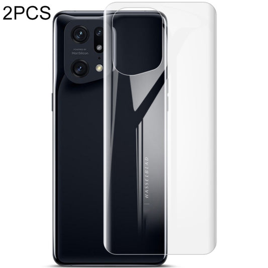 For OPPO Find X5 Pro 2 PCS imak HD Hydrogel Film Phone Back Protector - OPPO Tempered Glass by imak | Online Shopping UK | buy2fix