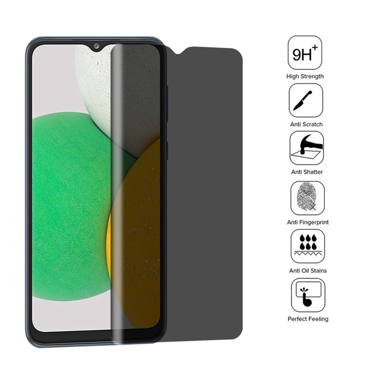 25 PCS Full Cover Anti-peeping Tempered Glass Film For Samsung Galaxy A03 Core - Galaxy Tempered Glass by buy2fix | Online Shopping UK | buy2fix