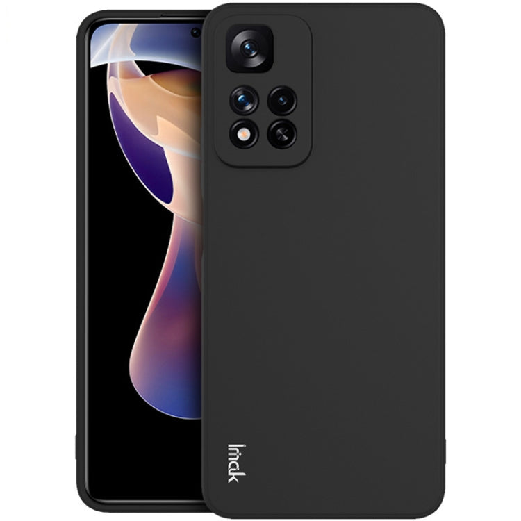 For Xiaomi Redmi Note 11 Pro China / Note 11 Pro+ 5G IMAK UC-4 Series Straight Edge TPU Phone Case(Black) - Xiaomi Cases by imak | Online Shopping UK | buy2fix