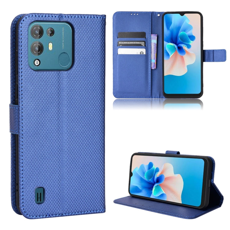 For Blackview A55 Pro Diamond Texture Leather Phone Case(Blue) - More Brand by buy2fix | Online Shopping UK | buy2fix