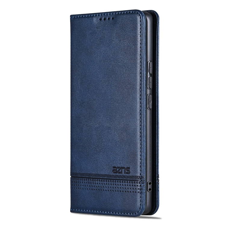 For vivo X100 AZNS Magnetic Calf Texture Leather Phone Case(Dark Blu) - X100 Cases by AZNS | Online Shopping UK | buy2fix