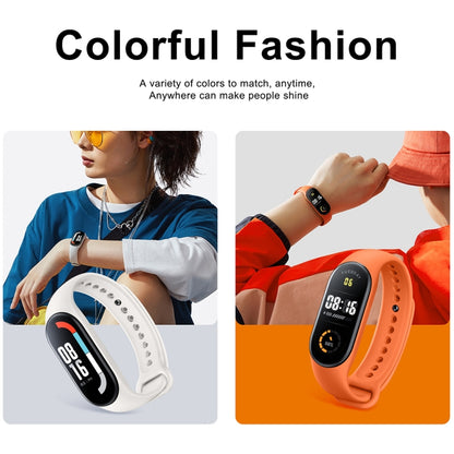 For Xiaomi Mi Band 7 Original Xiaomi Silicone Watch Band(Pink) - Watch Bands by Xiaomi | Online Shopping UK | buy2fix