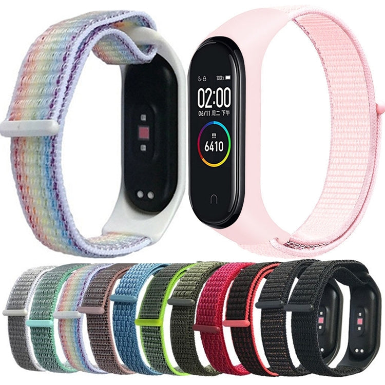 For Xiaomi Mi Band 7 Nylon Weave Watch Band(Papaya Color) - Watch Bands by buy2fix | Online Shopping UK | buy2fix