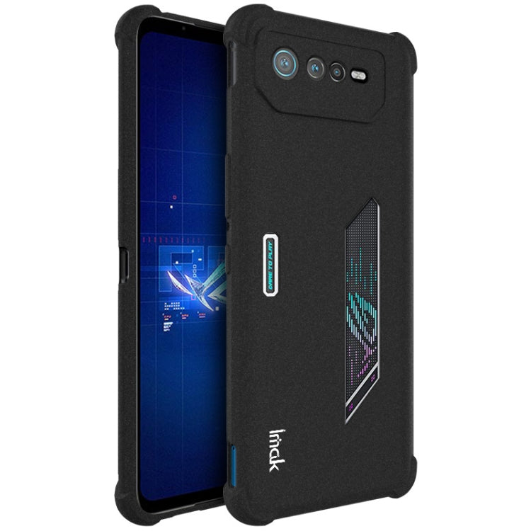 For Asus ROG Phone 6 IMAK All-inclusive Shockproof Airbag TPU Case (Matte Black) - ASUS Cases by imak | Online Shopping UK | buy2fix