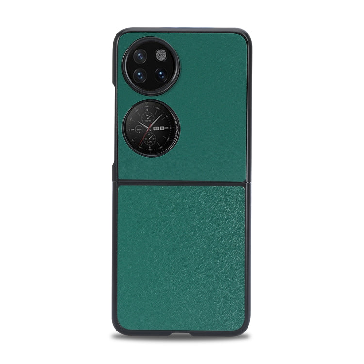 For Huawei P50 Pocket Plain Skin Litchi Texture Phone Case(Green) - Ulefone Cases by buy2fix | Online Shopping UK | buy2fix