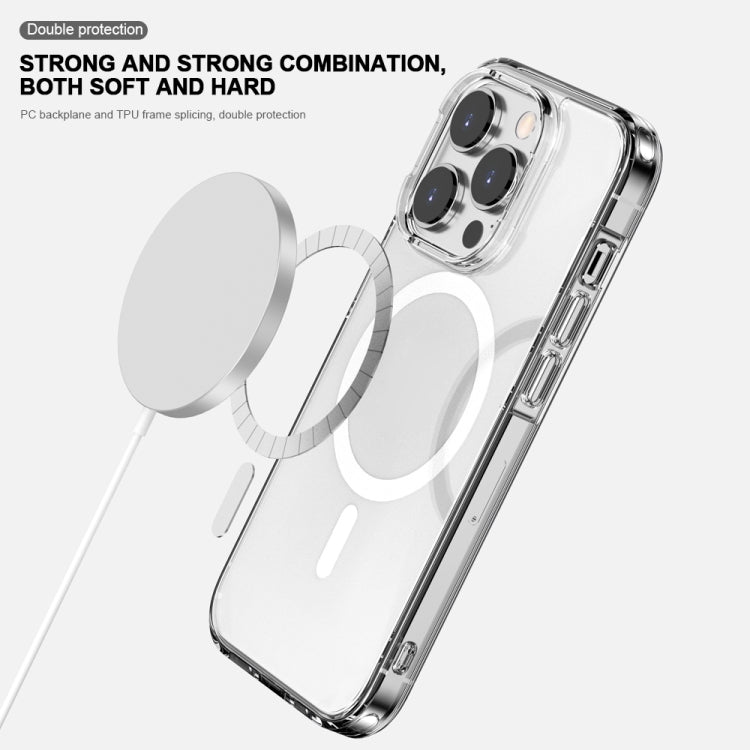 For iPhone 13 Pro Aurora Series MagSafe Phone Case(Transparent Black) - iPhone 13 Pro Cases by buy2fix | Online Shopping UK | buy2fix