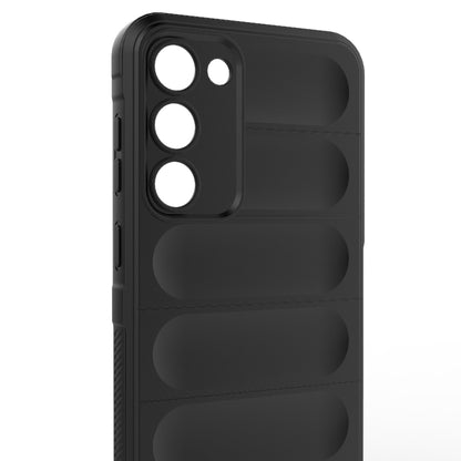 For Samsung Galaxy S23+ 5G Magic Shield TPU + Flannel Phone Case(Black) - Galaxy S23+ 5G Cases by buy2fix | Online Shopping UK | buy2fix