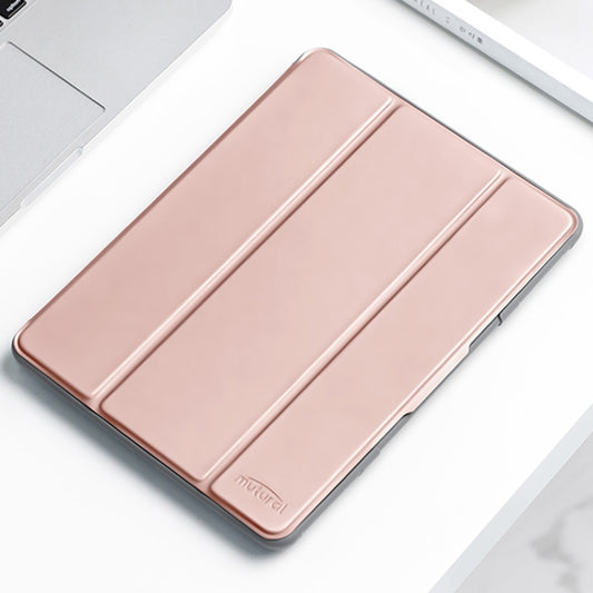 For iPad 10th Gen 10.9 2022 Mutural PC + TPU Shockproof Leather Tablet Case(Rose Gold) - iPad 10th Gen 10.9 Cases by Mutural | Online Shopping UK | buy2fix