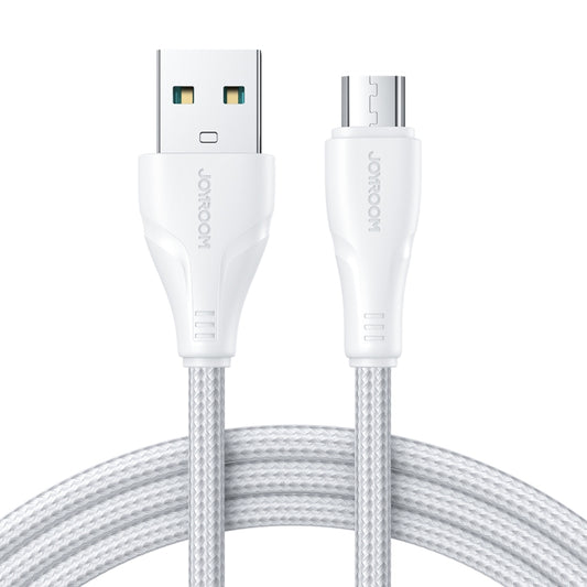 JOYROOM 2.4A USB to Micro USB Surpass Series Fast Charging Data Cable, Length:0.25m(White) - Micro USB Cable by JOYROOM | Online Shopping UK | buy2fix