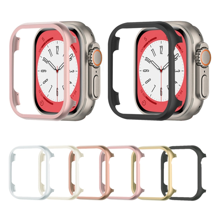 For Apple Watch Ultra 49mm Aluminum Alloy Frame Protective Case(Starlight) - Watch Cases by buy2fix | Online Shopping UK | buy2fix