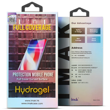 For Xiaomi Redmi Note 12 Pro+ 5G China/Indian 2pcs imak Curved Full Screen Protector Hydrogel Film Back Protector -  by imak | Online Shopping UK | buy2fix