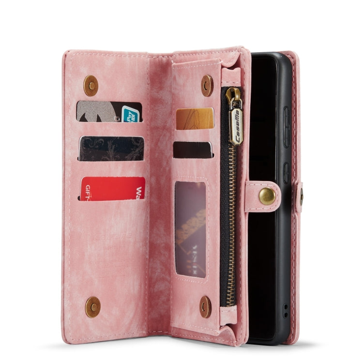 For Samsung Galaxy A71 4G CaseMe-008 Detachable Multifunctional Horizontal Flip Leather Case with Card Slot & Holder & Zipper Wallet & Photo Frame (Pink) - Galaxy Phone Cases by CaseMe | Online Shopping UK | buy2fix