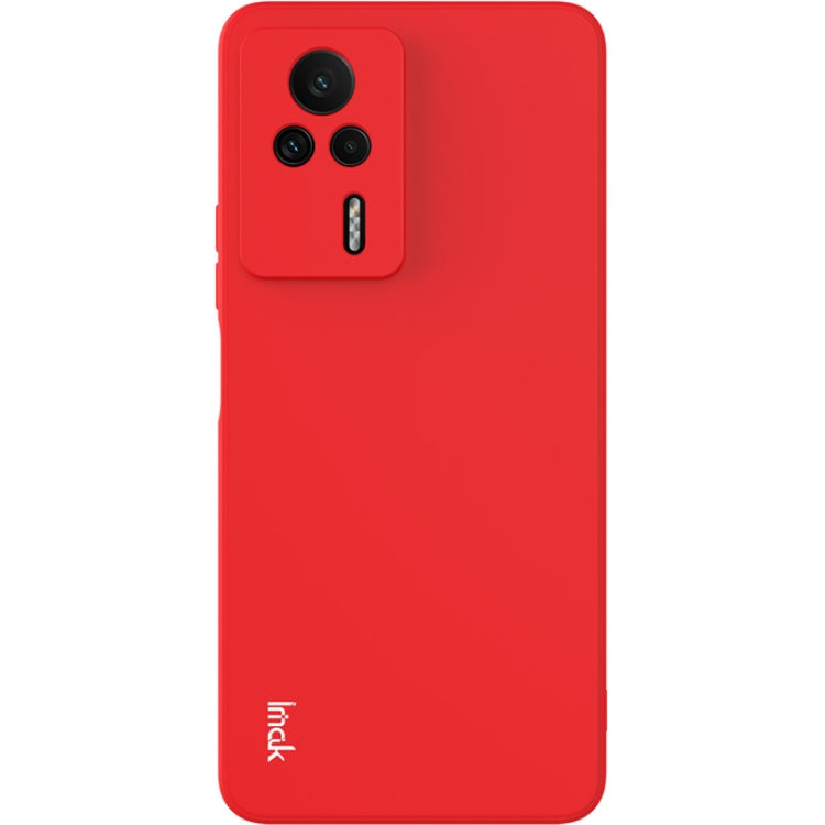 For Xiaomi Redmi K60E 5G IMAK UC-4 Series Straight Edge TPU Soft Phone Case(Red) - Xiaomi Cases by imak | Online Shopping UK | buy2fix