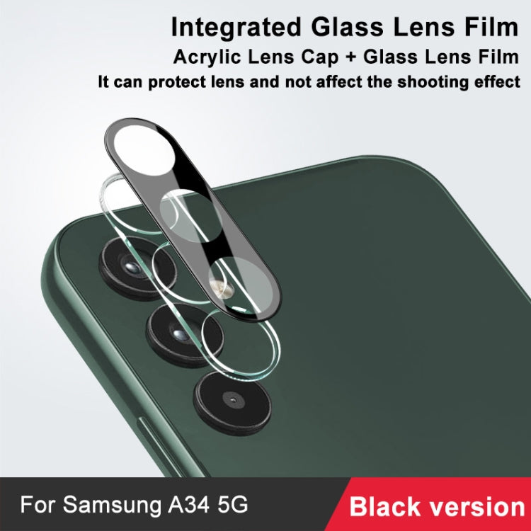 For Samsung Galaxy A34 5G imak High Definition Integrated Glass Lens Film Black Version - For Samsung by imak | Online Shopping UK | buy2fix