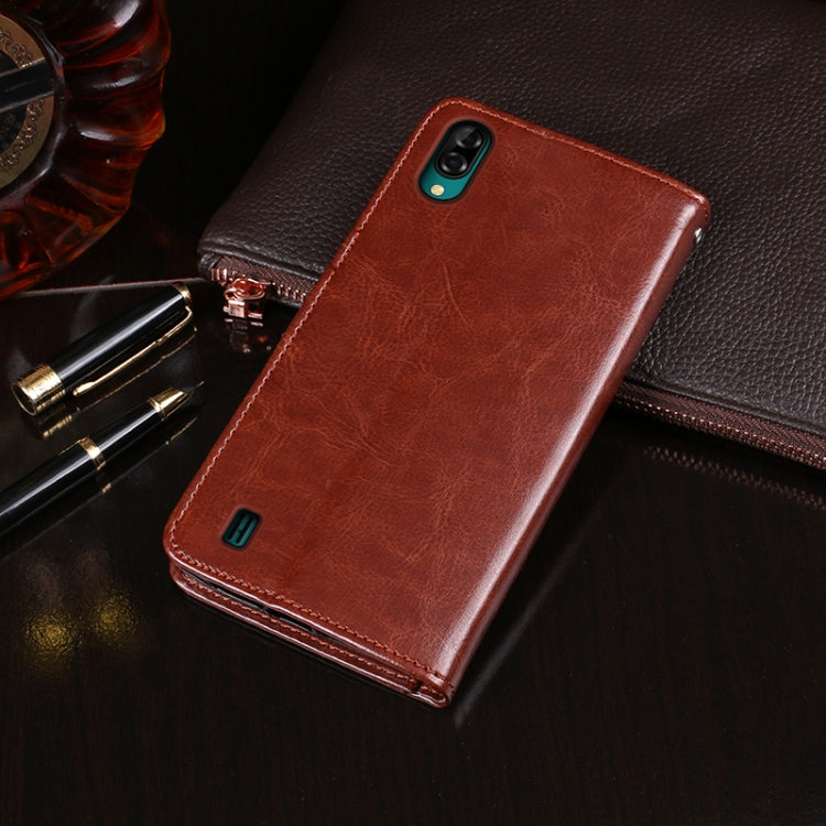 For Blackview A60 idewei Crazy Horse Texture Horizontal Flip Leather Case with Holder & Card Slots & Wallet(Rose Red) - More Brand by idewei | Online Shopping UK | buy2fix