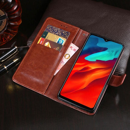 For Blackview A80 Pro idewei Crazy Horse Texture Horizontal Flip Leather Case with Holder & Card Slots & Wallet(Rose Red) - More Brand by idewei | Online Shopping UK | buy2fix