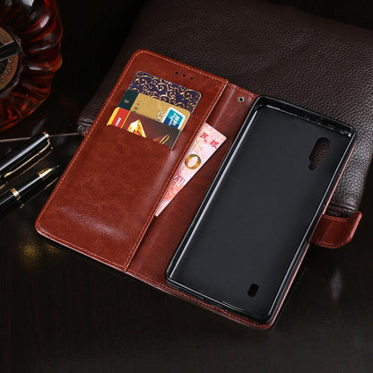 For Blackview BV6100 idewei Crazy Horse Texture Horizontal Flip Leather Case with Holder & Card Slots & Wallet(Rose Red) - More Brand by idewei | Online Shopping UK | buy2fix