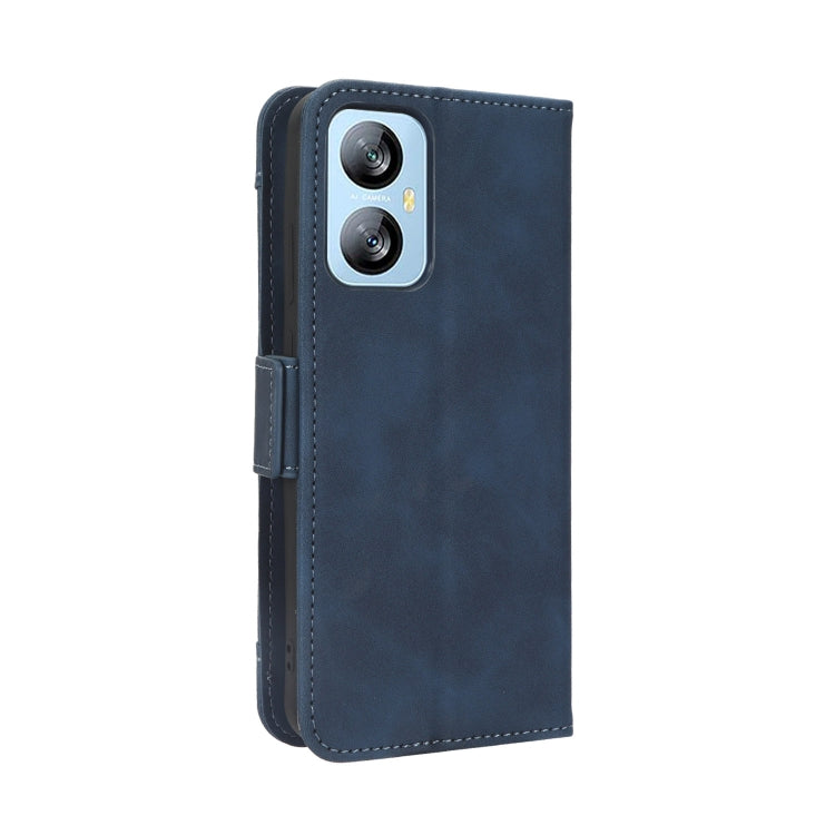 For Blackview A52 Skin Feel Calf Texture Card Slots Leather Phone Case(Blue) - More Brand by buy2fix | Online Shopping UK | buy2fix