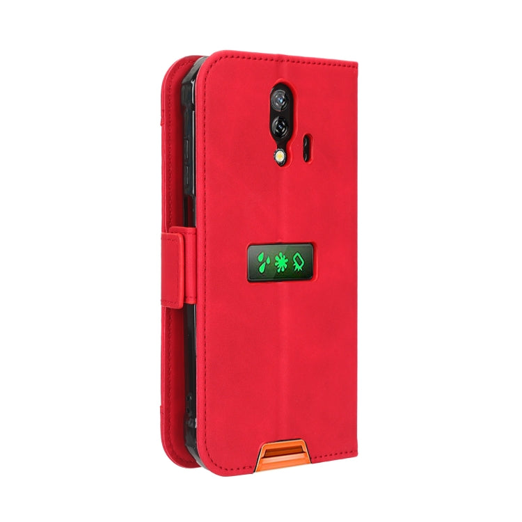 For Blackview BV7200 Skin Feel Calf Texture Card Slots Leather Phone Case(Red) - More Brand by buy2fix | Online Shopping UK | buy2fix