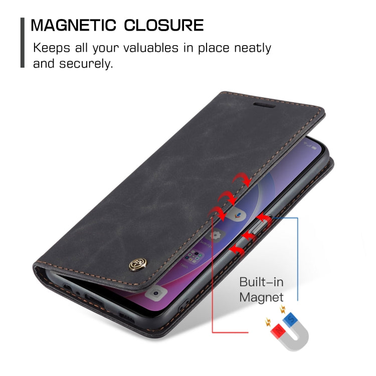 CaseMe 013 Multifunctional Horizontal Flip Leather Phone Case For OPPO A96 4G / A36 4G／A76 4G／K10 4G ／Realme 9i 4G (Black) - OPPO Cases by CaseMe | Online Shopping UK | buy2fix