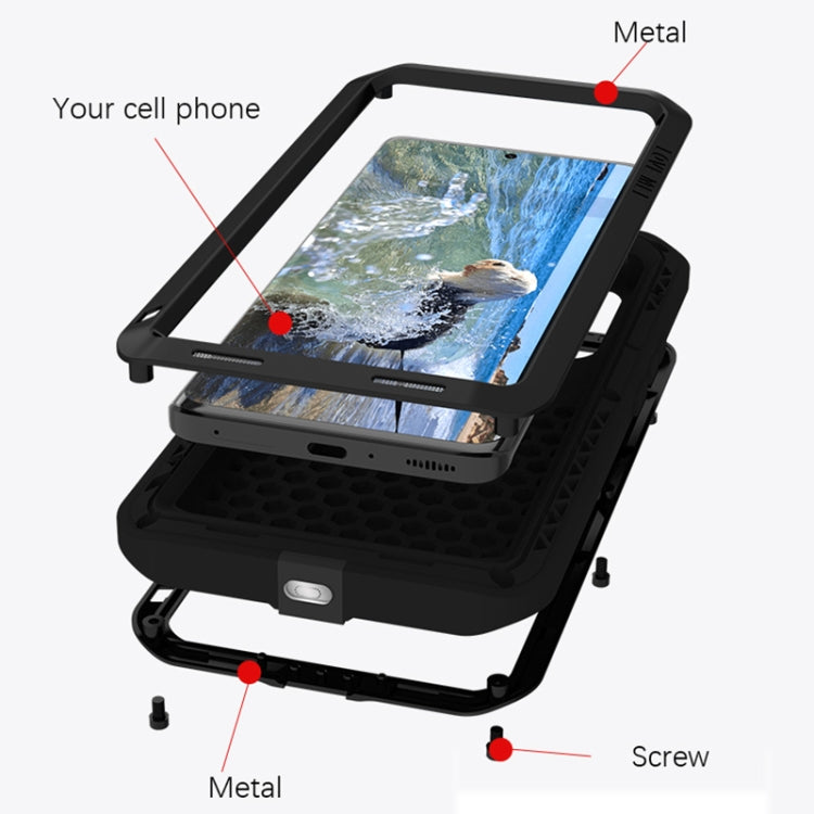 For Xiaomi 13 Pro LOVE MEI Metal Shockproof Life Waterproof Dustproof Phone Case(White) - 13 Pro Cases by LOVE MEI | Online Shopping UK | buy2fix