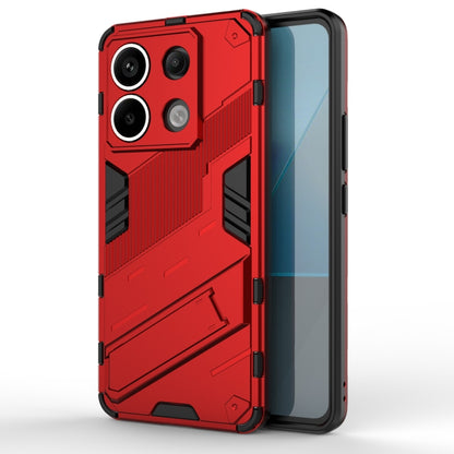 For Xiaomi Redmi Note 13 Pro+ Punk Armor 2 in 1 PC + TPU Phone Case(Red) - Note 13 Pro+ Cases by buy2fix | Online Shopping UK | buy2fix