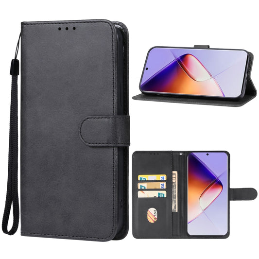 For Infinix Note 40 Pro+ 5G Leather Phone Case(Black) - Infinix Cases by buy2fix | Online Shopping UK | buy2fix