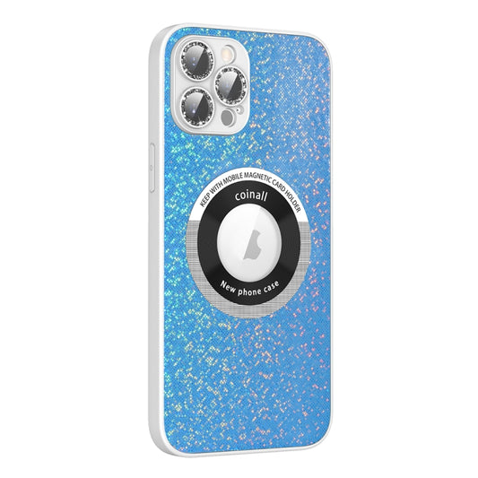 For iPhone 13 Pro Max Colorful Glitter Magnetic Magsafe TPU + PC Phone Case(Blue) - iPhone 13 Pro Max Cases by buy2fix | Online Shopping UK | buy2fix