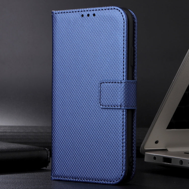 For Xiaomi Redmi K70 / K70 Pro Diamond Texture Leather Phone Case(Blue) - K70 Pro Cases by buy2fix | Online Shopping UK | buy2fix