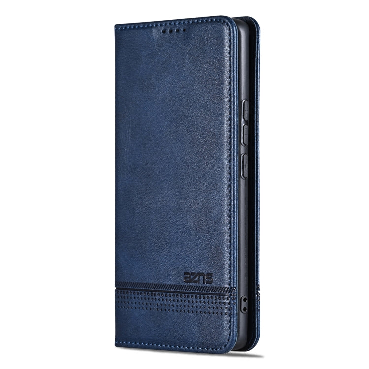 For Huawei Pura 70 Ultra AZNS Magnetic Calf Texture Flip Leather Phone Case(Dark Blue) - Huawei Cases by AZNS | Online Shopping UK | buy2fix