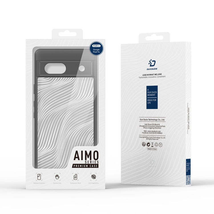 For Google Pixel 7a DUX DUCIS Aimo Series TPU + PC Frosted Feel Phone Case(Black) - Google Cases by DUX DUCIS | Online Shopping UK | buy2fix