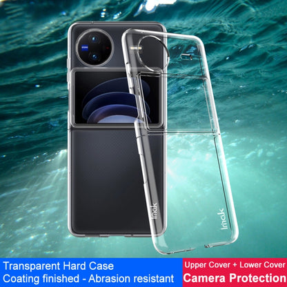 For vivo X Flip imak Wing II Pro Series Wear-resisting Crystal Phone Case(Transparent) - vivo Cases by imak | Online Shopping UK | buy2fix