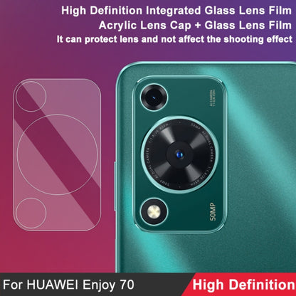 For Huawei Enjoy 70 imak Integrated Rear Camera Lens Tempered Glass Film - For Huawei by imak | Online Shopping UK | buy2fix