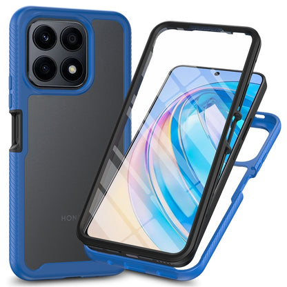 For Honor X8a Starry Sky Full Body Hybrid Shockproof Phone Case with PET Film(Royal Blue) - Honor Cases by buy2fix | Online Shopping UK | buy2fix