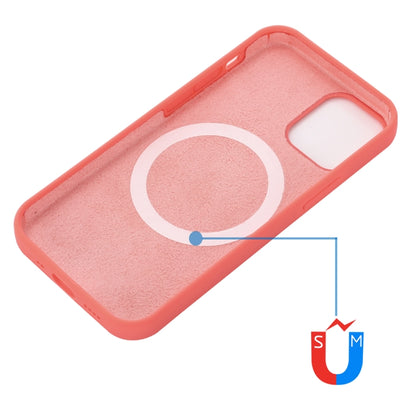 For iPhone 15 Plus Shockproof Silicone Magsafe Phone Case(Pink Orange) - iPhone 15 Plus Cases by buy2fix | Online Shopping UK | buy2fix
