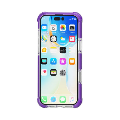 For iPhone 16 Plus Four-corner Shockproof TPU + Acrylic Phone Case(Purple) - iPhone 16 Plus Cases by buy2fix | Online Shopping UK | buy2fix