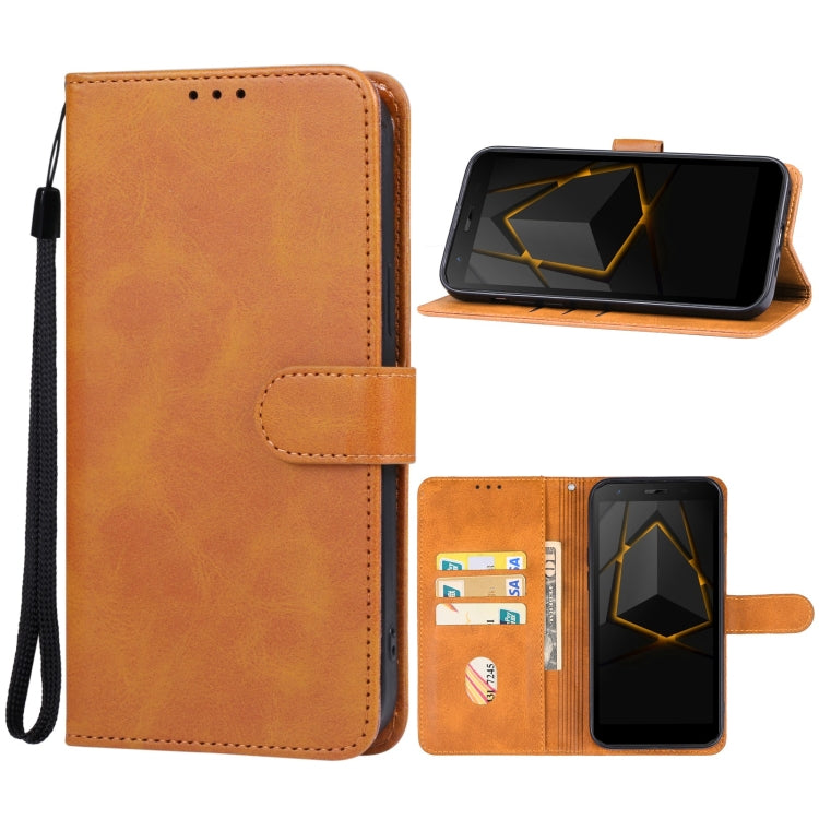 For DOOGEE S41T Leather Phone Case(Brown) - Doogee Cases by buy2fix | Online Shopping UK | buy2fix