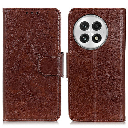 For OnePlus 13 Nappa Texture Leather Phone Case(Brown) - OnePlus Cases by buy2fix | Online Shopping UK | buy2fix