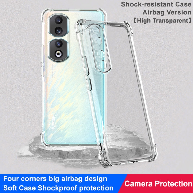 For Honor 90 Pro imak Shockproof Airbag TPU Phone Case(Transparent) - Honor Cases by imak | Online Shopping UK | buy2fix