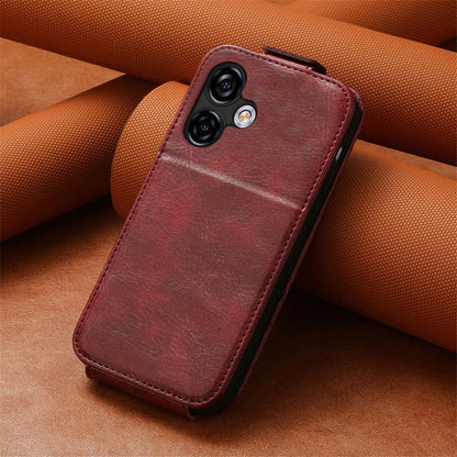 For Ulefone Note 16 Pro Zipper Wallet Vertical Flip Leather Phone Case(Red) - Ulefone Cases by buy2fix | Online Shopping UK | buy2fix