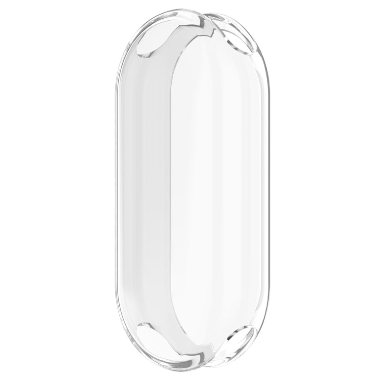 For Xiaomi Mi Band 8 Full Coverage TPU Electroplating Watch Protective Case(Transparent) - Watch Cases by buy2fix | Online Shopping UK | buy2fix