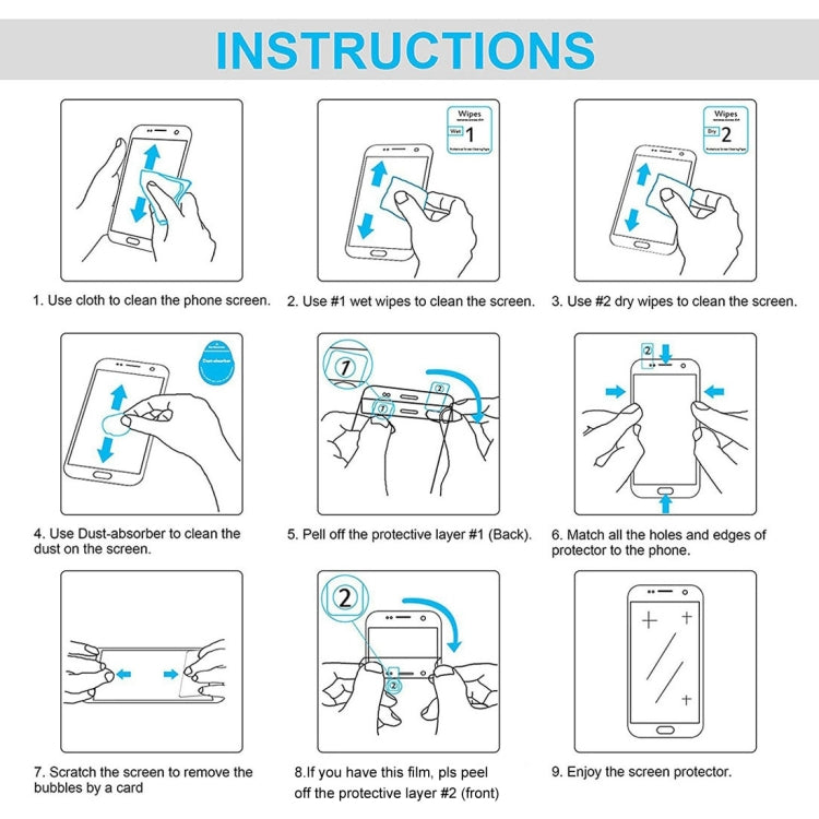 For DOOGEE T10 Pro / U10 25pcs 9H 0.3mm Explosion-proof Tempered Glass Film - Others by buy2fix | Online Shopping UK | buy2fix