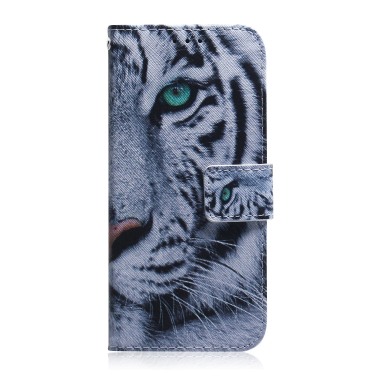 For Xiaomi Redmi K70E / Poco X6 Pro Coloured Drawing Flip Leather Phone Case(Tiger) - K70E Cases by buy2fix | Online Shopping UK | buy2fix