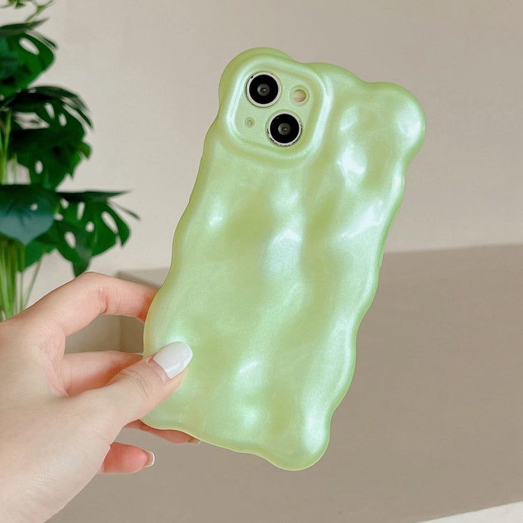 For iPhone 16 Pro Max Wave Bubbles TPU Phone Case(Green) - iPhone 16 Pro Max Cases by buy2fix | Online Shopping UK | buy2fix