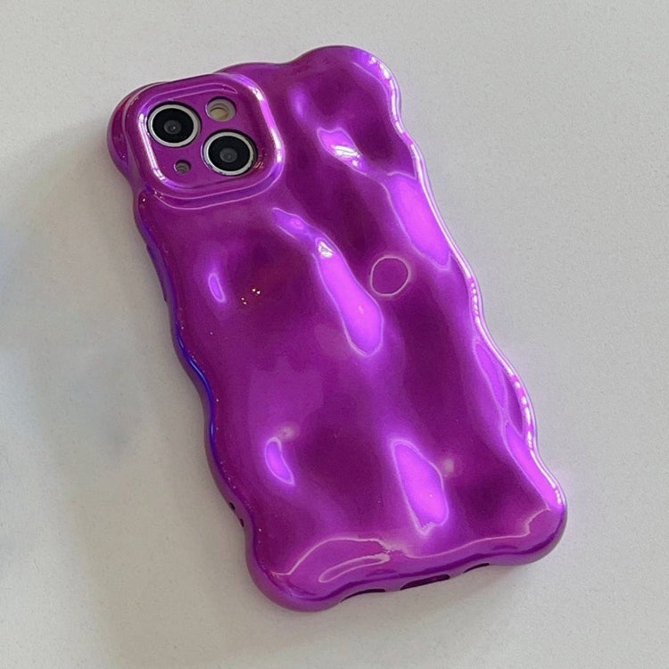 For iPhone 16 Pro Max Wave Bubbles TPU Phone Case(Purple) - iPhone 16 Pro Max Cases by buy2fix | Online Shopping UK | buy2fix