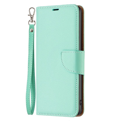 For Samsung Galaxy A55 Litchi Texture Pure Color Flip Leather Phone Case(Green) - Galaxy Phone Cases by buy2fix | Online Shopping UK | buy2fix