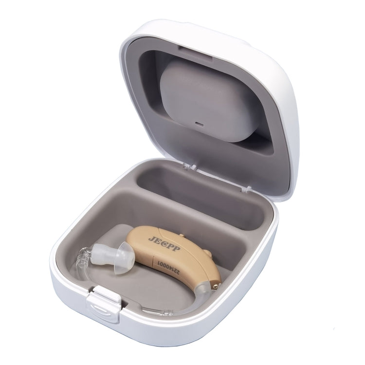 KAIXINWEI B145 DC3.7V Earhook Hearing Aid Sound Amplifier(Khaki) - Hearing Aids by buy2fix | Online Shopping UK | buy2fix