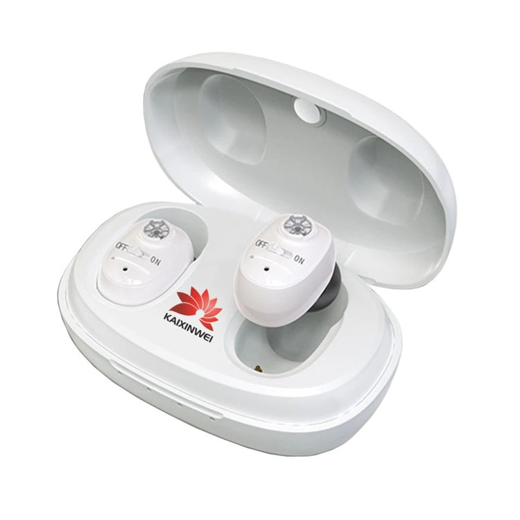 KAIXINWEI VHP-1607B DC3.7V In-ear Hearing Aid Sound Amplifier(White) - Hearing Aids by buy2fix | Online Shopping UK | buy2fix