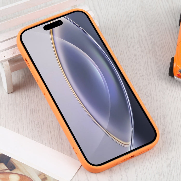 For iPhone 16 Pro Liquid Silicone Magsafe Phone Case(Orange) - iPhone 16 Pro Cases by buy2fix | Online Shopping UK | buy2fix